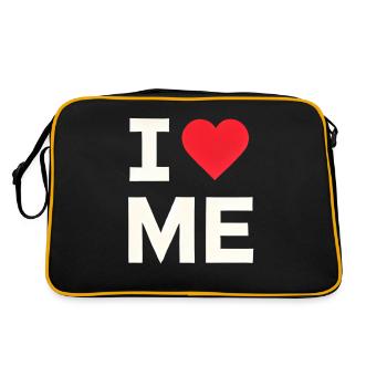 Je m’aime - Sac Retro - noir/or - Dos