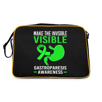 Intestinal disease Gastroparesis - Retro Bag - black/gold - Back