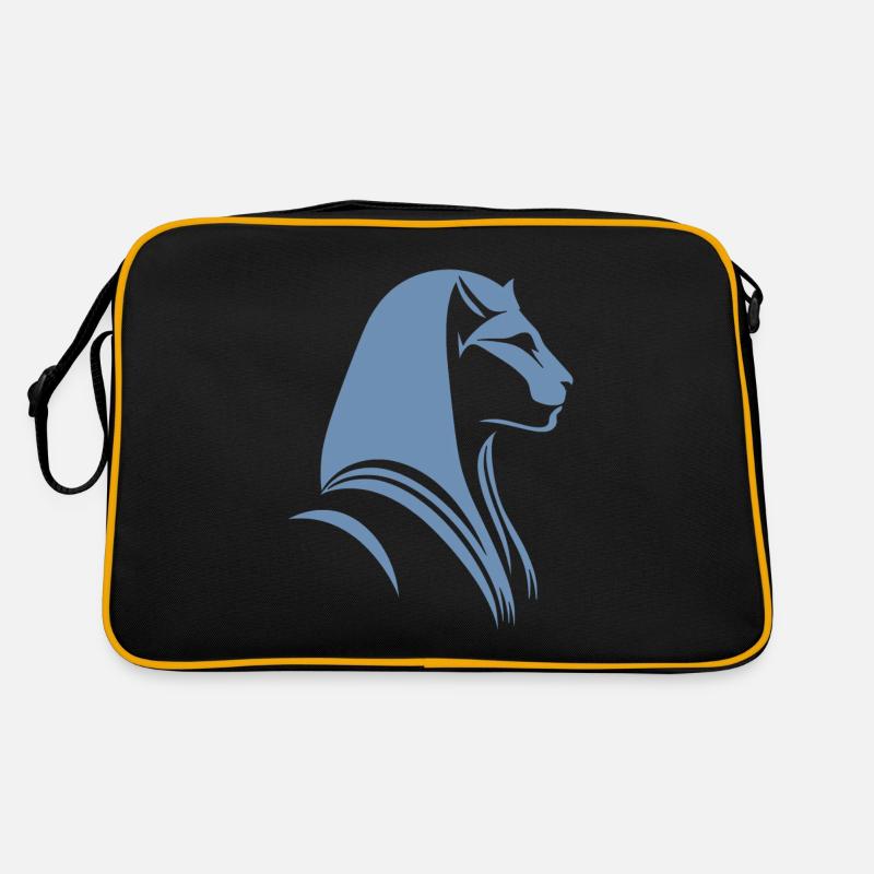 Chat Egypte Pharaon Silhouette Sac Retro