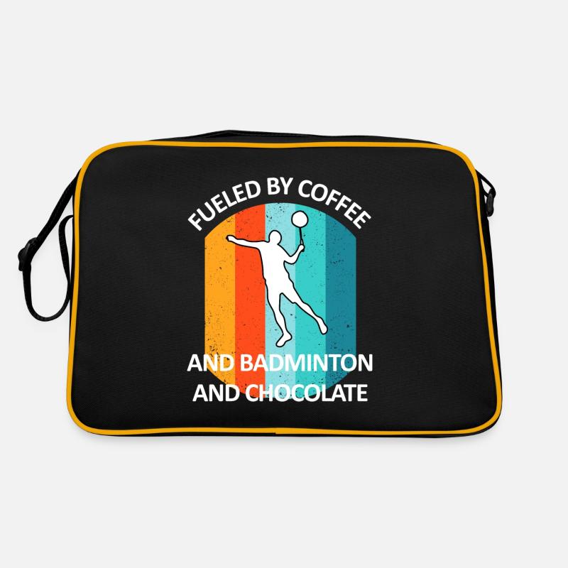 Badminton Badminton Badminton Player Chocolat Sac Retro