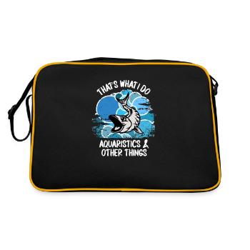 Aquariophiles Poissons Poissons d’ornement Aquaristique - Sac Retro - noir/or - Dos