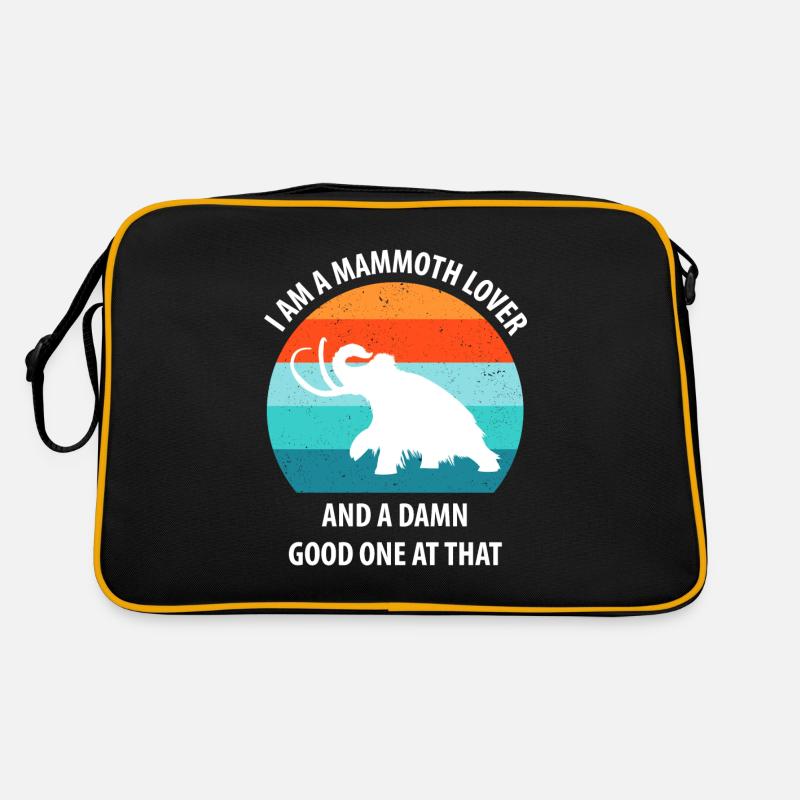 Funny Mammoth Stone Age Ice Age Design Prehistoric Retro Bag