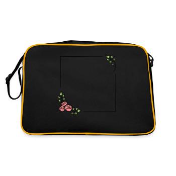 Concevez votre propre cadre floral - Sac Retro - noir/or - Dos
