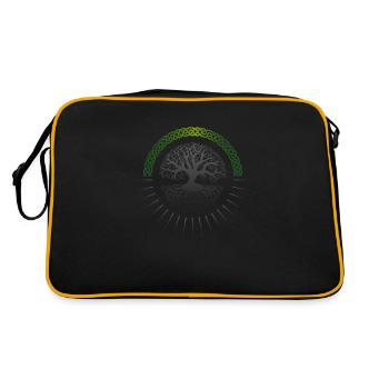 Tree of Life, Tree of Life, Tree of Life, - Retro Bag - black/gold - Back