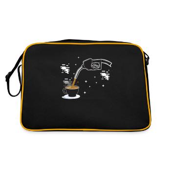 Station-service, boutique de café de station-service, Diesel, - Sac Retro - noir/or - Dos