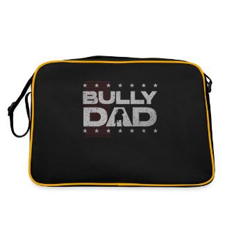 American Bully, american bully Mama, american - Sac Retro - noir/or - Dos