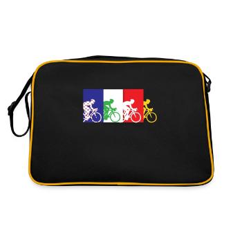 tour france, tour france tour 2021, - Sac Retro - noir/or - Dos