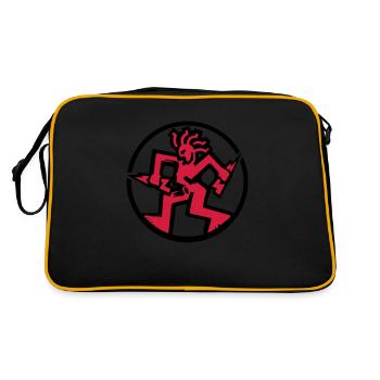 Circulaire Fantazia Logo - Sac Retro - noir/or - Dos