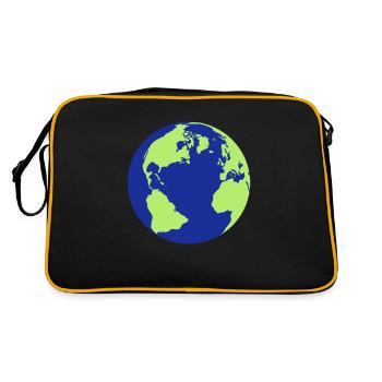 terre - Sac Retro - noir/or - Dos