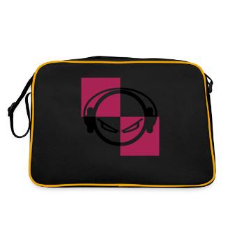 dj - Retro Bag - black/gold - Back
