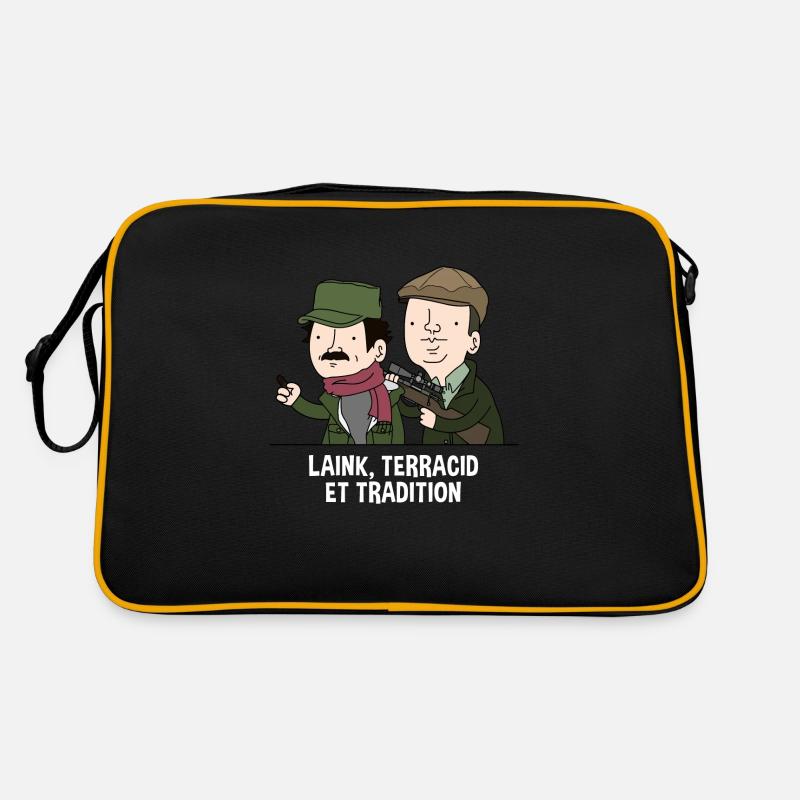 Laink, Terracid et Tradition - Sac Retro - noir/or