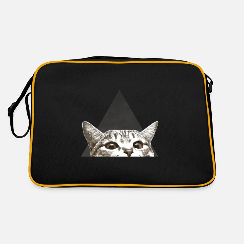 Schläfst du noch? - Retro Tasche - Schwarz/Gold