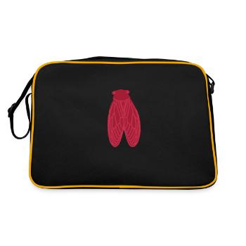 Cigale - Sac Retro - noir/or - Dos
