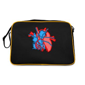 J'ai un bateau dans le coeur - Sac Retro - noir/or - Dos