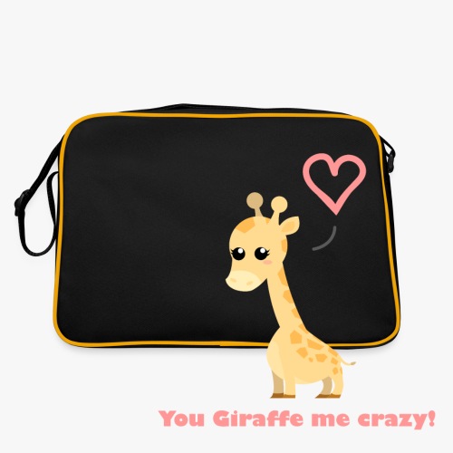 Giraffe Me Crazy - Retro taske