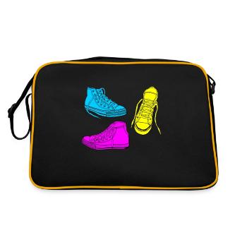 trainers coloured - Retro Bag - black/gold - Back