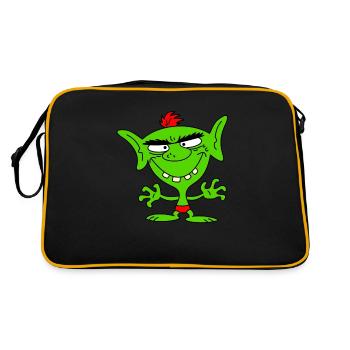 Green Goblin - Retro Bag - black/gold - Back