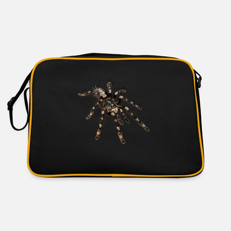 P. subfusca - Retro Tasche - Schwarz/Gold