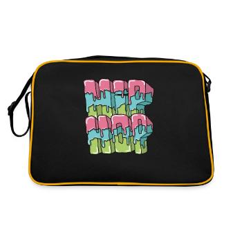 Hip hop Line - Sac Retro - noir/or - Dos