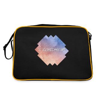 Trondheim - Retro Bag - black/gold - Back