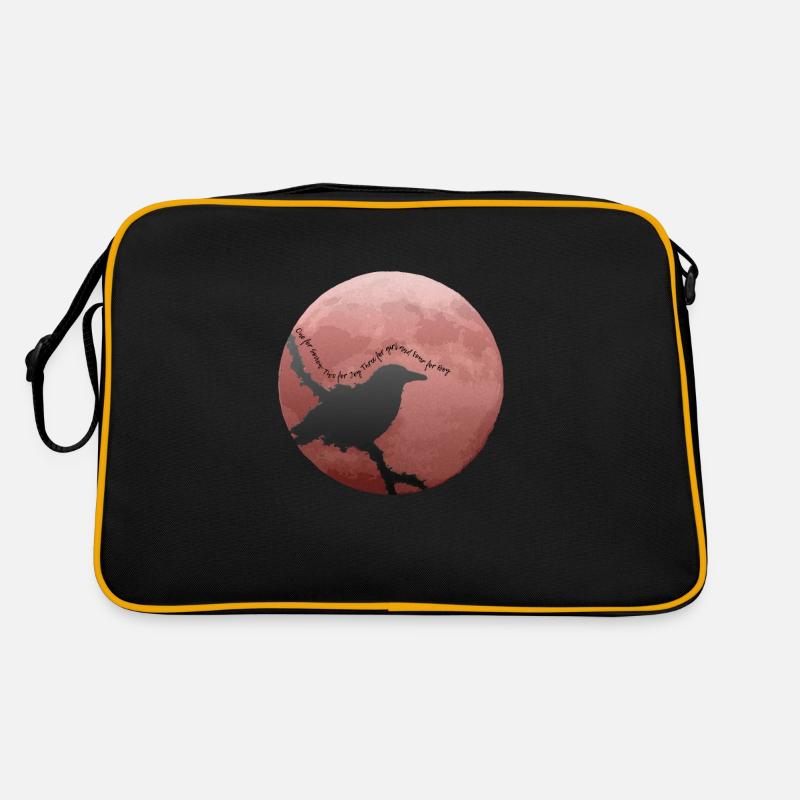 Counting Crows - Retro Tasche - Schwarz/Gold
