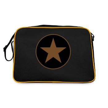 Etoile - Sac Retro - noir/or - Dos