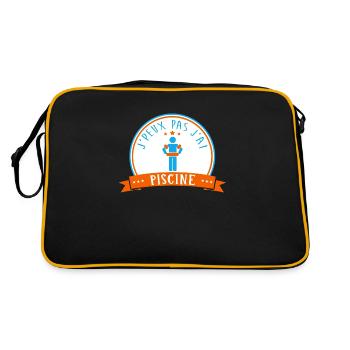 J'peux pas j'ai piscine - Sac Retro - noir/or - Dos