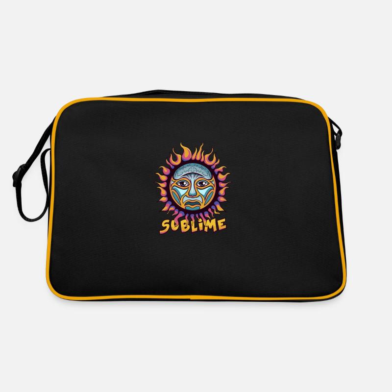SUBLIME - Retro Tasche - Schwarz/Gold