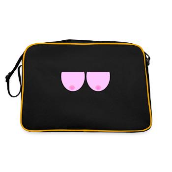 boobies - Retro Bag - black/gold - Back