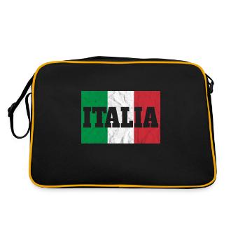 Italia Drapeau - Chemise Italie - Sac Retro - noir/or - Dos