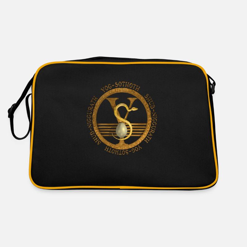 Yog Sothoth Emblem - Retro Tasche - Schwarz/Gold