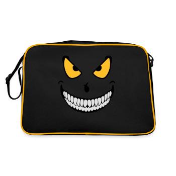 Halloween Monster (3c) - Retro Bag - black/gold - Back
