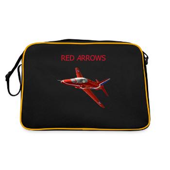 Red Arrows Hawk - Retro Bag - black/gold - Back