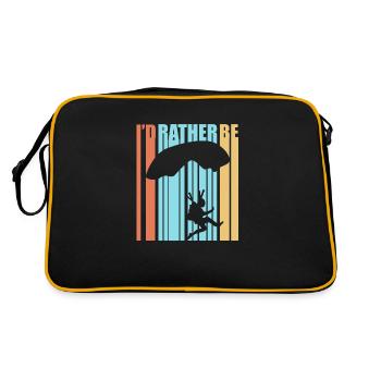 Parachutage - Sac Retro - noir/or - Dos