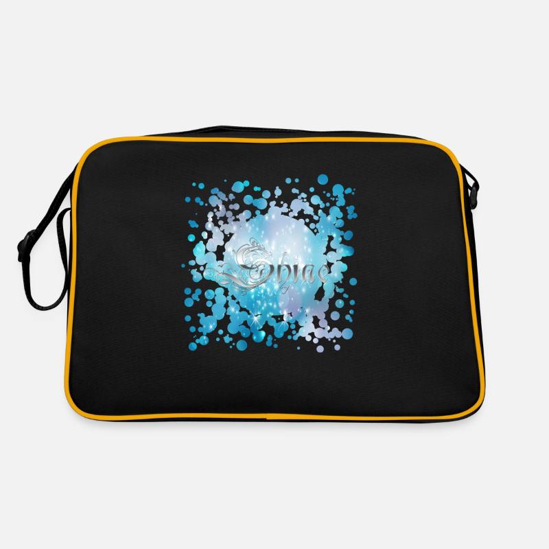 Shine - Retro Tasche - Schwarz/Gold