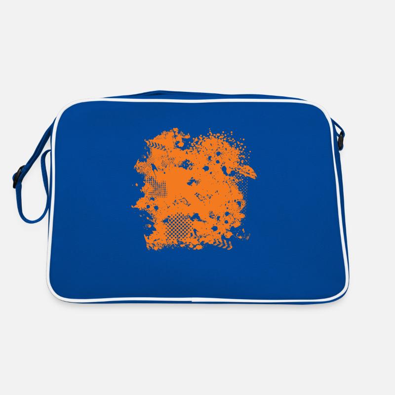 Vector background eu Retro Bag