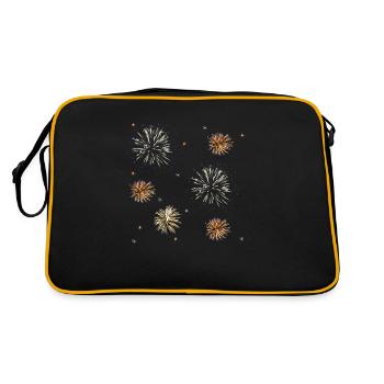 Feux d’artifice - Sac Retro - noir/or - Dos