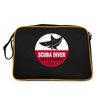 scuba_diver_sea_explorer - Sac Retro - noir/or - Dos