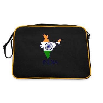 india - Retro Bag - black/gold - Back