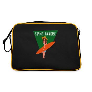 Paradis d'été - Sac Retro - noir/or - Dos