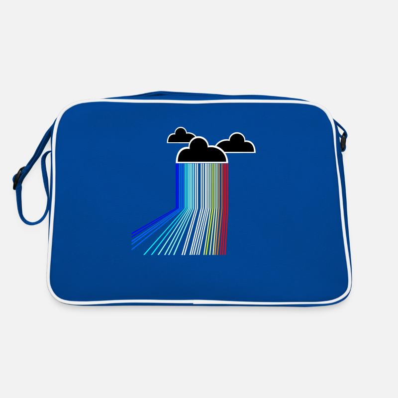 rainbow cloud Retro Tasche