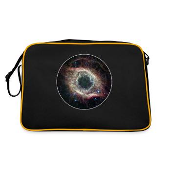 Galaxy - Space - Stars - Cosmic - Art - Universe - Retro Bag - black/gold - Back
