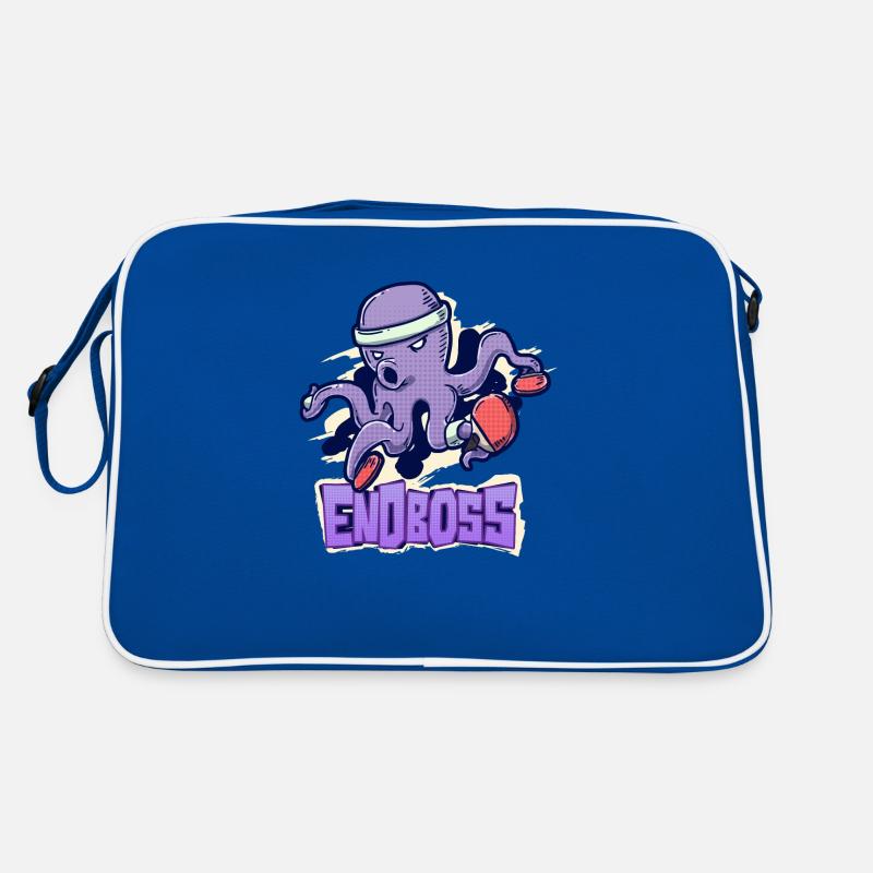 Octopus Endboss Champion Table Tennis Gift Retro Bag