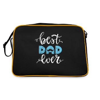 Le meilleur papa - Sac Retro - noir/or - Dos