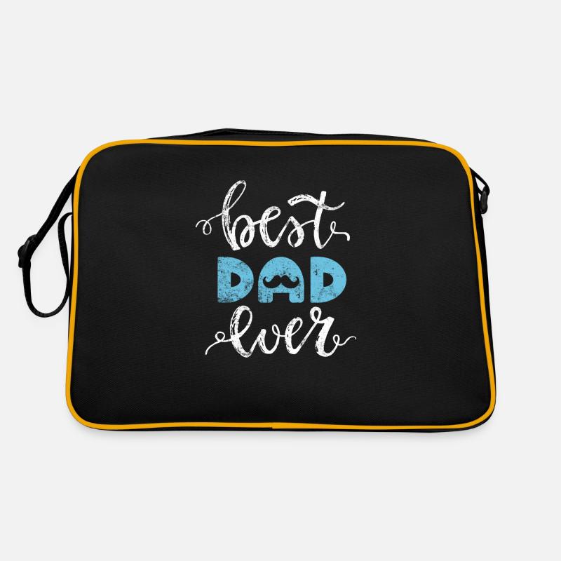 Der beste papa Retro Tasche