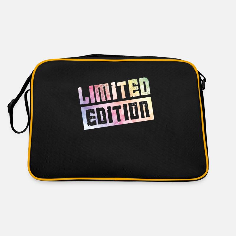 limited edition - Sac Retro - noir/or