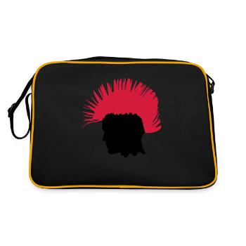 PUNK - Retro Bag - black/gold - Back