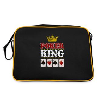 Poker King Cards comme - Sac Retro - noir/or - Dos