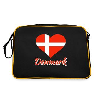 Danemark - Sac Retro - noir/or - Dos