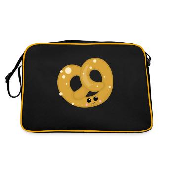 bretzel - Sac Retro - noir/or - Dos